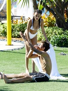 Madison Beer Sexy Camel Toe Bikini Set LATEST Leaked