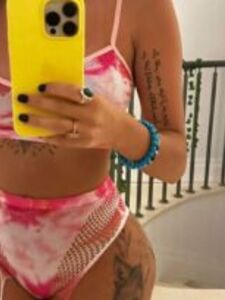 Stormi Maya Nude Fishnet Bodysuit Onlyfans Leaked