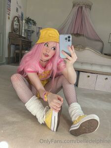 Belle Delphine Yellow Hat Full Onlyfans Set Leaked