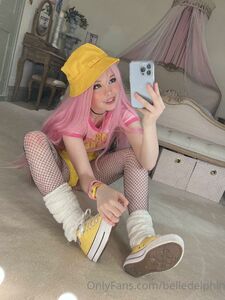 Belle Delphine Yellow Hat Full Onlyfans Set Leaked