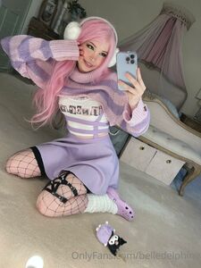 Belle Delphine Purple Crocs Full Onlyfans Set Leaked