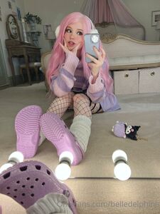 Belle Delphine Purple Crocs Full Onlyfans Set Leaked