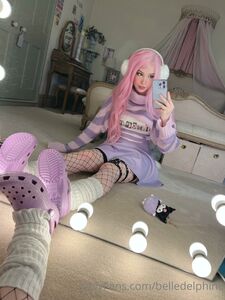 Belle Delphine Purple Crocs Full Onlyfans Set Leaked