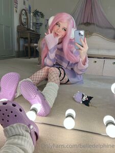Belle Delphine Purple Crocs Full Onlyfans Set Leaked