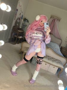 Belle Delphine Purple Crocs Full Onlyfans Set Leaked