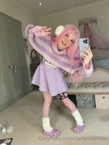 Belle Delphine Purple Crocs Full Onlyfans Set Leaked
