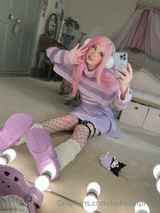 Belle Delphine Purple Crocs Full Onlyfans Set Leaked