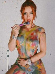 Bella Thorne Nude Body Paint Onlyfans Set Leaked