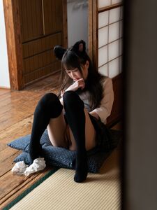 Ria Kurumi - Cat ear schoolgirl masturbation - Cospuri 0301