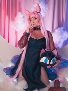 Meg Turney Black Lady set from Sailor Moon Onlyfans Leak Album