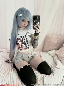 Belle Delphine Leaked Emo Raccoon Teasing Onlyfans Album
